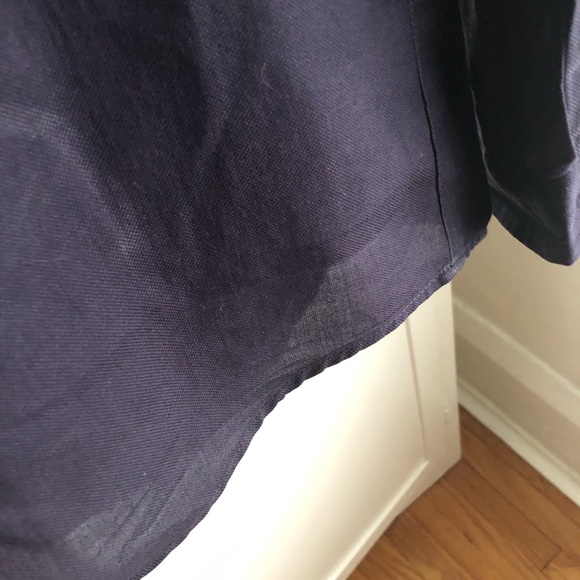 Linen Indigo Blouse - Picture 3 of 3